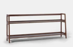 Agnes Long Shelving – Walnut