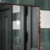 Arcs Mirror Rectangle L - Burgundy