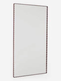 Arcs Mirror Rectangle L - Burgundy