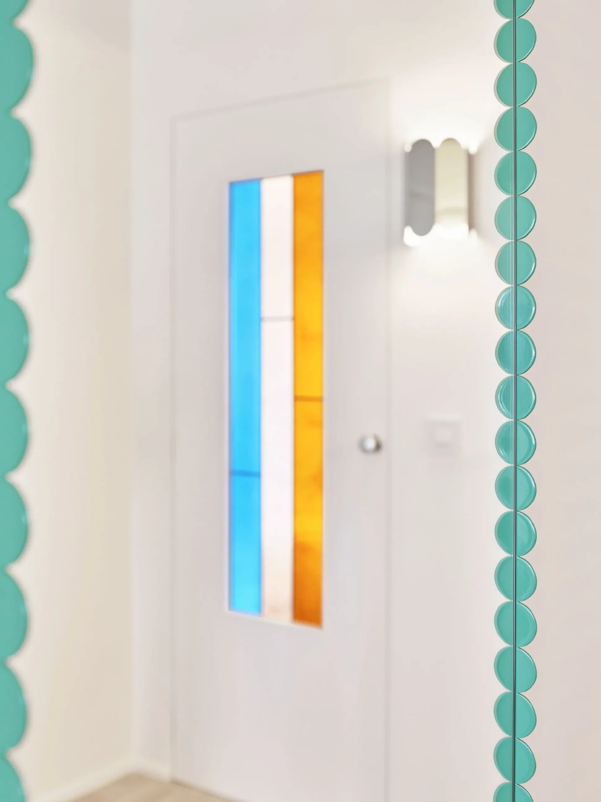 Arcs Mirror Rectangle M - Green