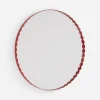 Arcs Mirror Round - Red