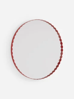 Arcs Mirror Round - Red