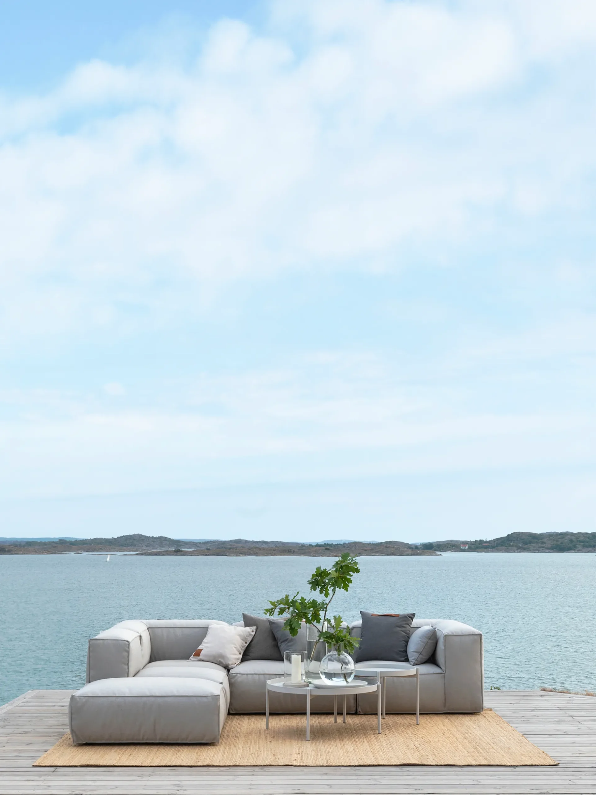 Asker Modular Sofa - Light Grey