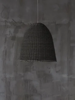 Bell 95 Hanging Lamp – Rattan