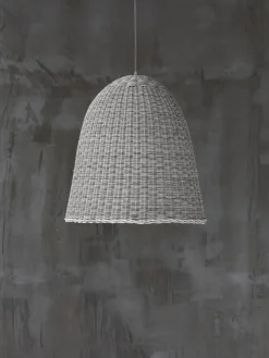 Bell 95 Hanging Lamp – Rattan