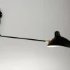 Big Wall Lamp with One Rotating Straight Arm