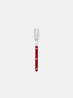 Bistrot Dessert Fork Shiny - Burgundy