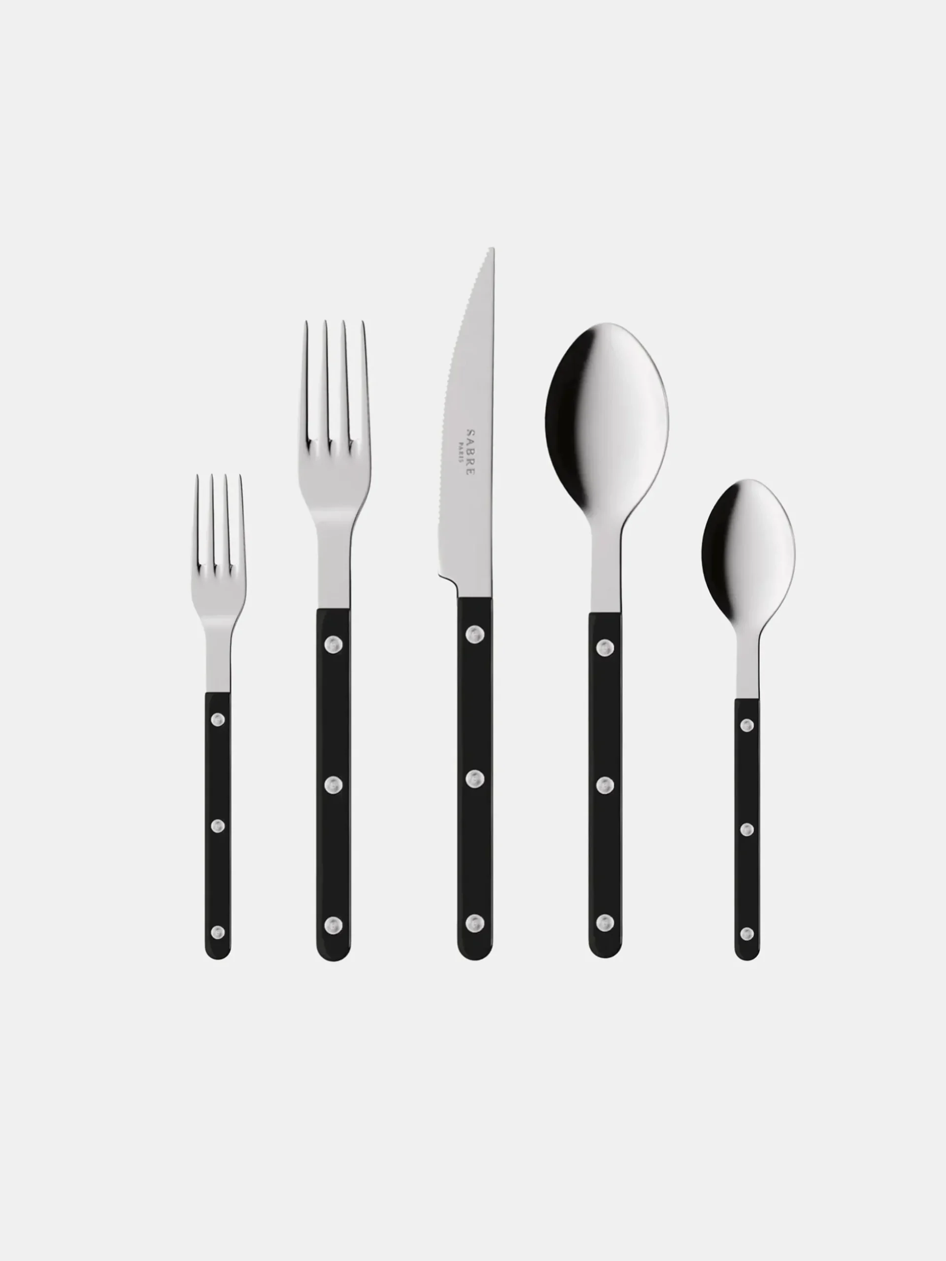 Bistrot Shiny Black Cutlery