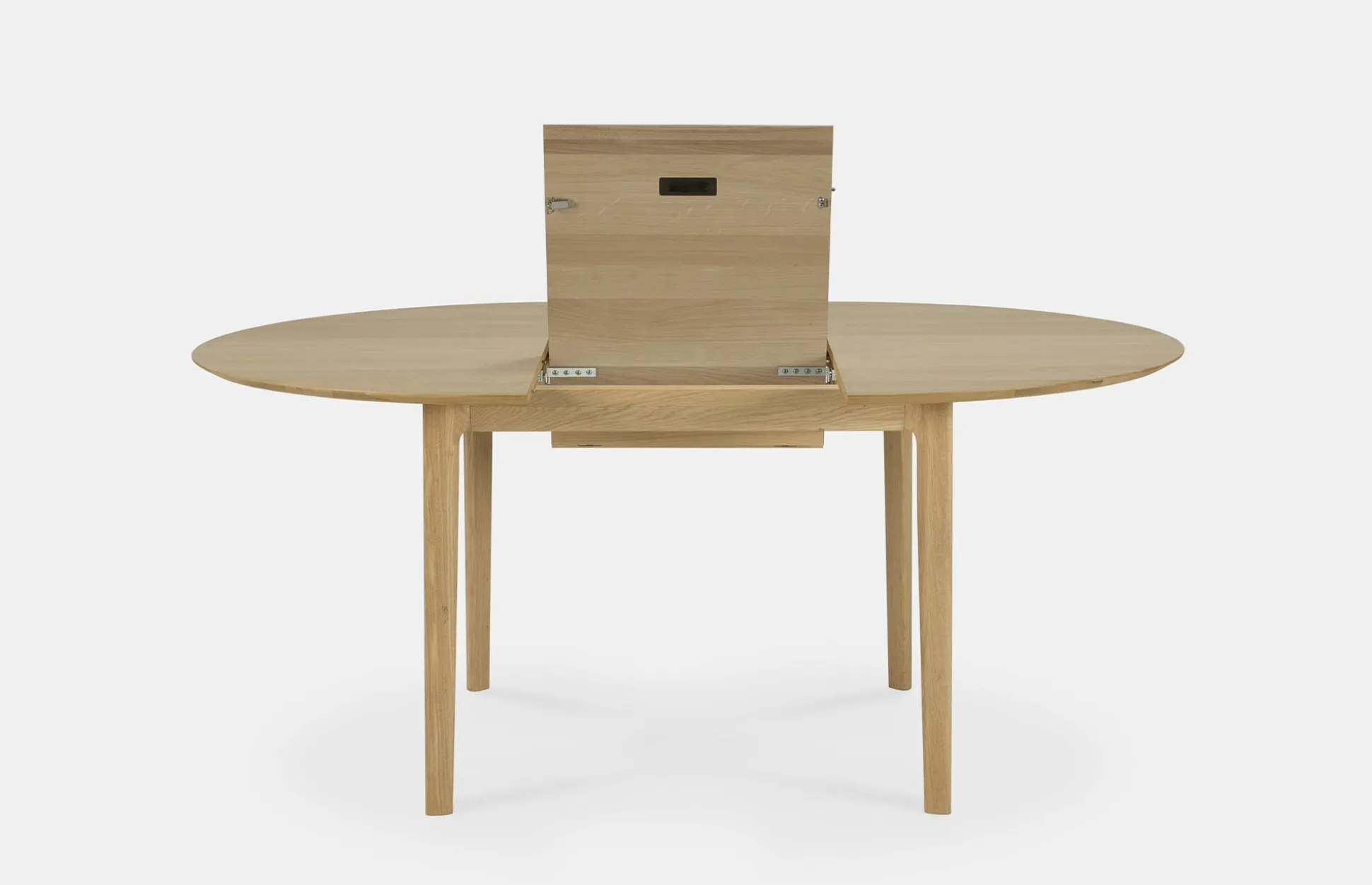Bok Round Extendable Dining Table - Oak