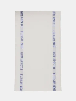 Bon Appetit Dish Towel - Blue