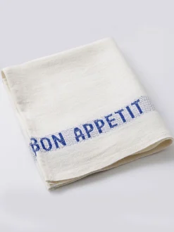 Bon Appetit Dish Towel - Blue