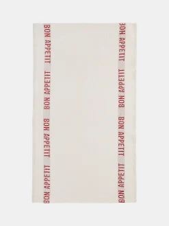 Bon Appetit Dish Towel - Red