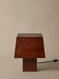 Burl Table Lamp