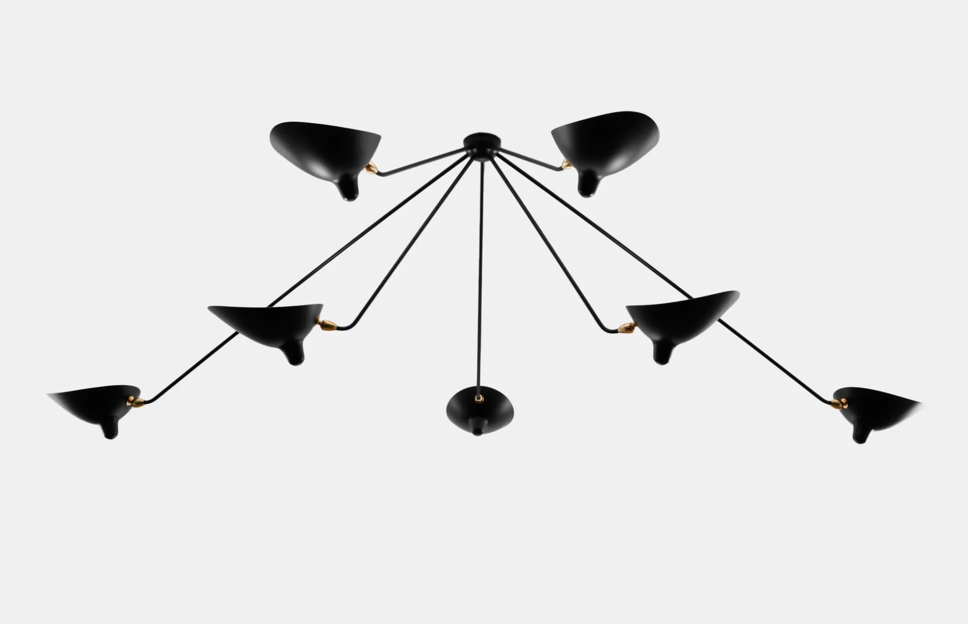 Ceiling Lamp with Seven Fixed Arms
