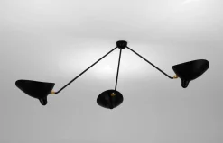 Ceiling Lamp with Three Fixed Arms