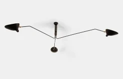 Ceiling Lamp with Three Rotating Arms