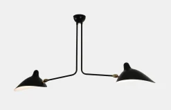 Ceiling Lamp with Two Fixed Arms