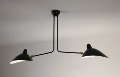 Ceiling Lamp with Two Fixed Arms