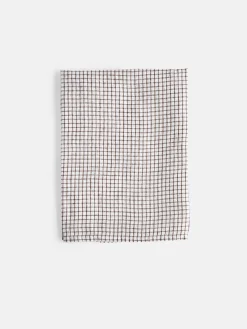 Checks Dishtowel - Brown