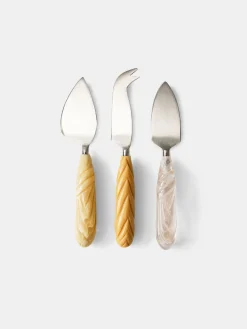 Cheese Knives Cream - Set of 3