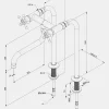 Christiansborg Tap on standpipes S200 - Brass