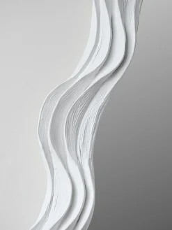 Clam Shell Mirror Large Oval