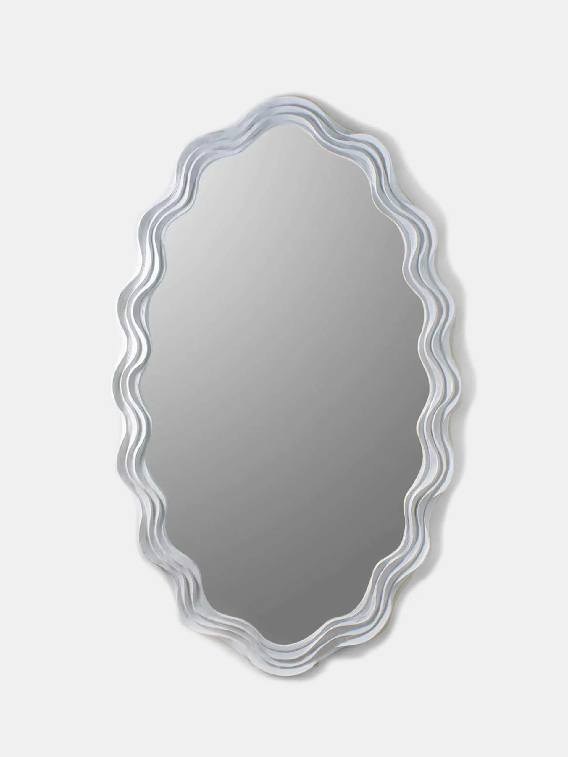Clam Shell Mirror Oval