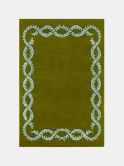 Climbing Vine Rug - Olive
