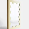 Curvy Mirror - Light Yellow