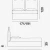 Double Bed Frame 180 cm