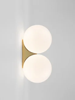 Double Sconce 150 Wall Mounted - Polished Brass