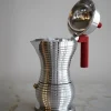 Espresso Coffee Maker Pulcina 6 Cups - Red
