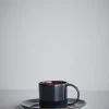Espresso Cup With Saucer - Dark Blue - Smokey Blue