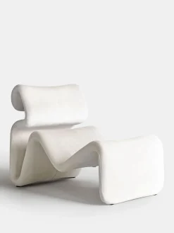 Etcetera Lounge Chair - Creme White