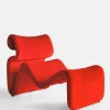 Etcetera Lounge Chair - Scarlet Red