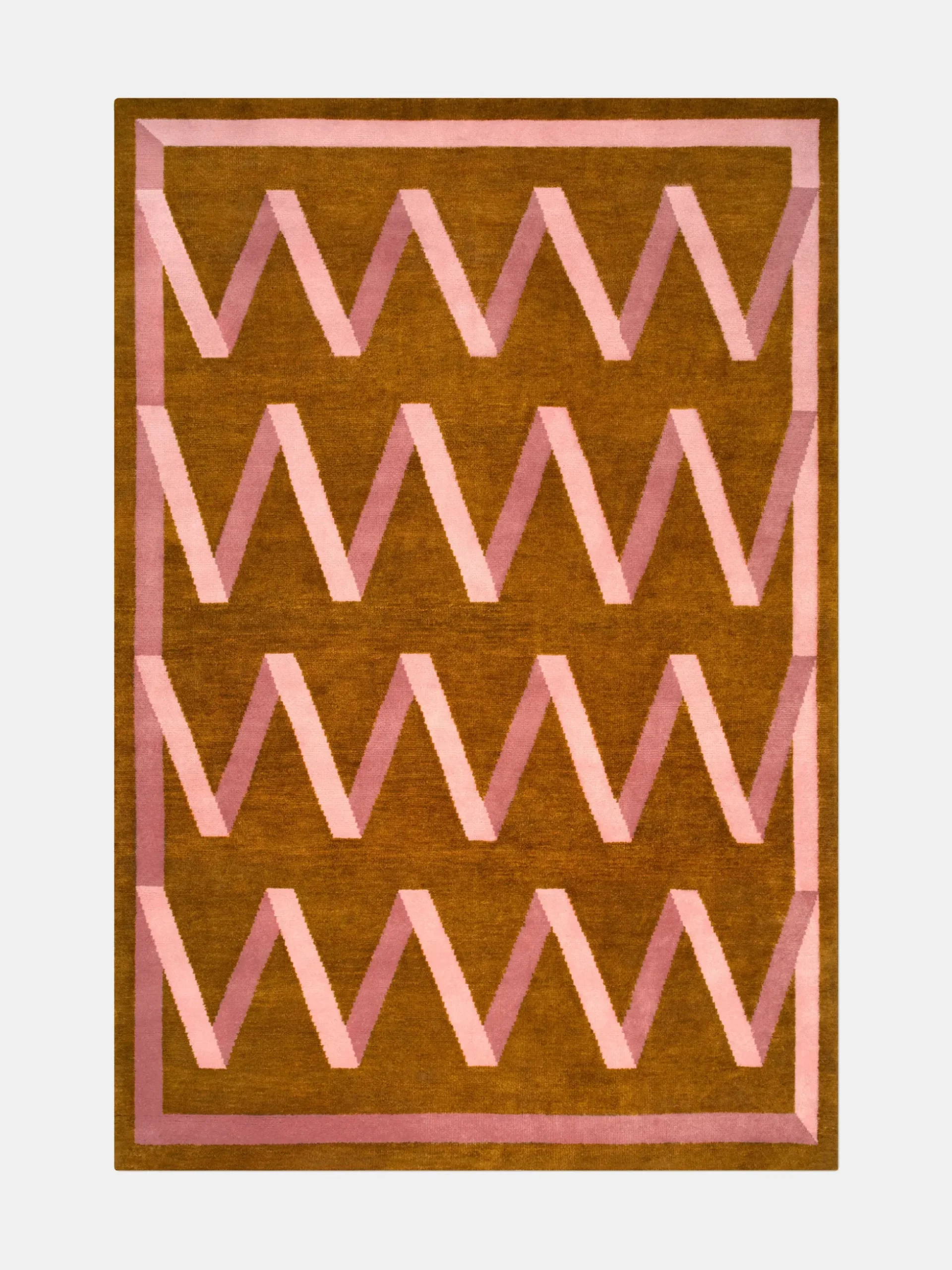 Folding Ribbon - Amber/Pink