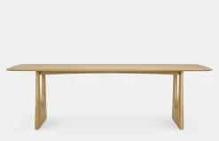 Geometric Dining Table - Oak