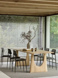 Geometric Dining Table - Oak
