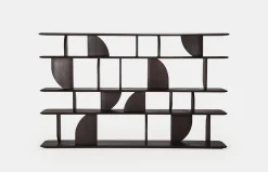 Geometric Rack - Teak Brown