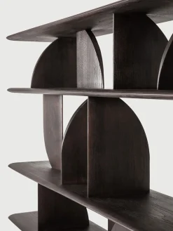 Geometric Rack - Teak Brown