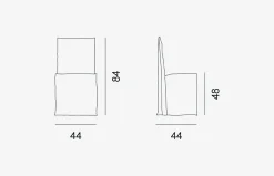 Gervasoni - Ghost Out 23 - Chair