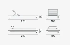Gervasoni - Inout 81 - Daybed