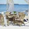 Grace Exterior Dining Table - Antique Grey - 120 cm