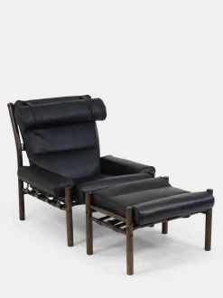 Inca Armchair and Footstool