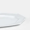 John Derian White Oval Octagon Platter