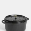 La Cocette Round Cast Iron Black - 30 cm