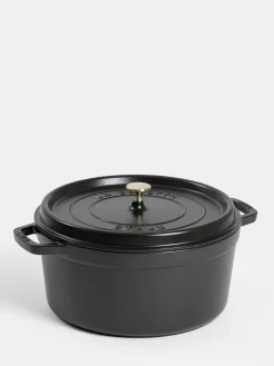 La Cocette Round Cast Iron Black - 30 cm