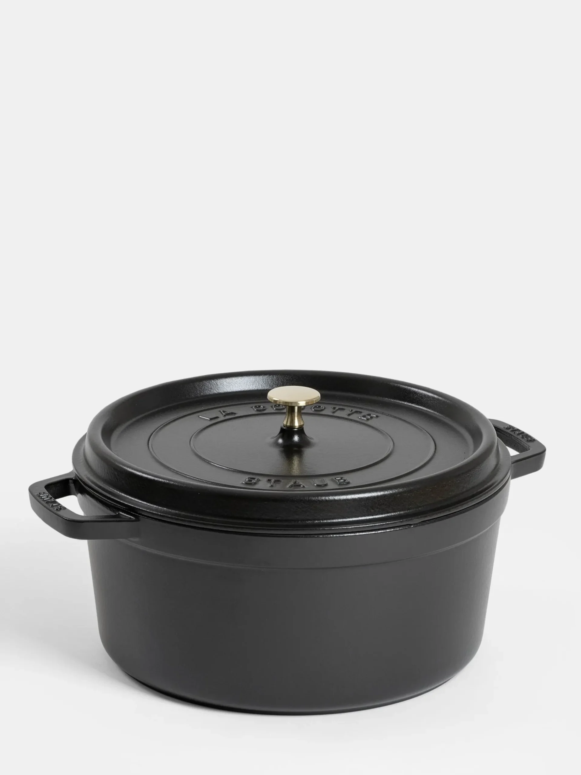 La Cocette Round Cast Iron Black - 30 cm