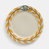 La Pittura Plate - Golden Leaf