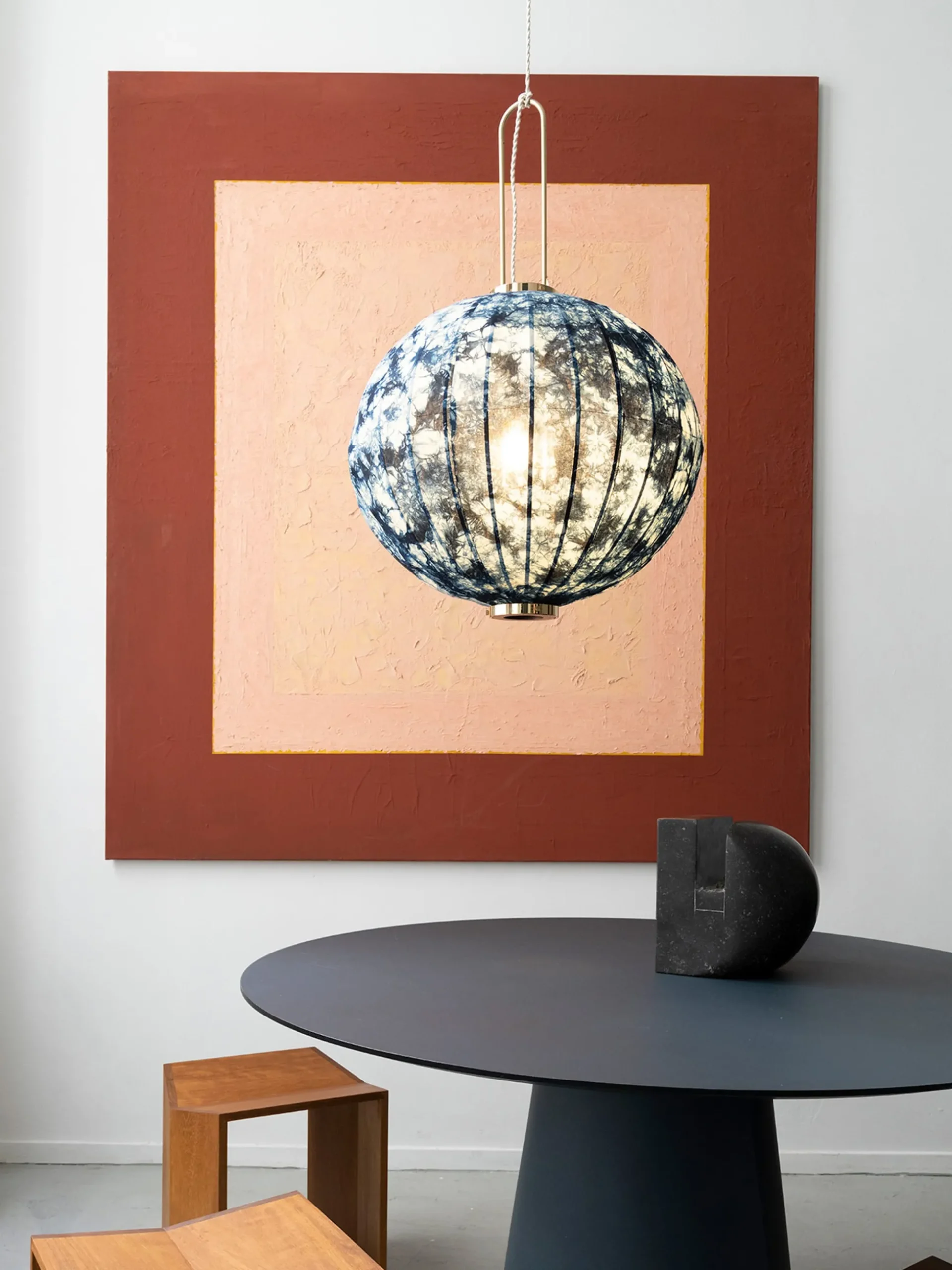 Mandarin Lantern - Plant Dyed Pattern